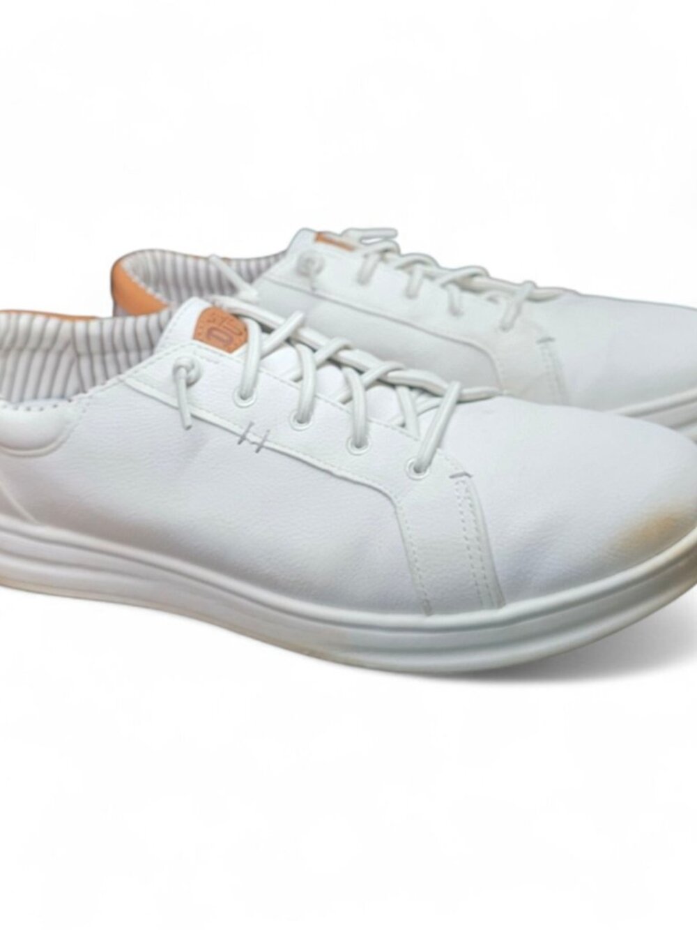 Hey Dude Paul Pro Classic White Shoes Mens Size 12 (EU 45) DUDE SOLE+ Leather